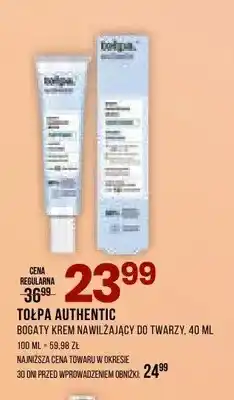 Drogerie Natura Bogaty krem nawilżający do twarzy TOŁPA AUTHENTIC oferta
