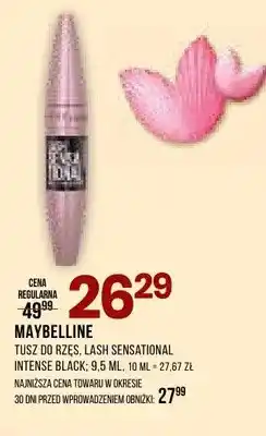 Drogerie Natura Tusz do rzęs Maybelline Lash Sensational Intense Black oferta