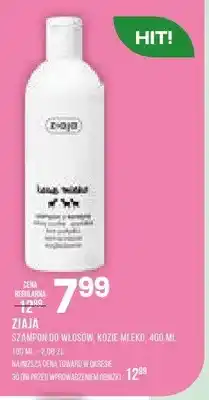 Drogerie Natura Szampon do włosów kozie mleko Ziaja oferta