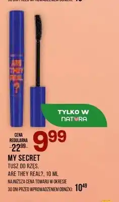 Drogerie Natura Tusz do rzęs My Secret Are They Real? oferta