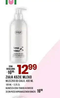 Drogerie Natura Mleczko do ciała Ziaja Kozie Mleko oferta