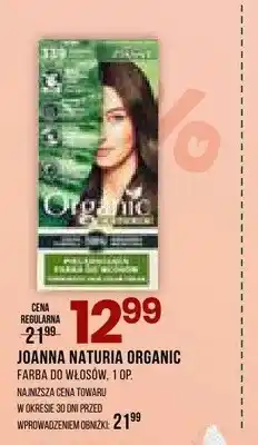 Drogerie Natura Farba do włosów Joanna Naturia Organic oferta
