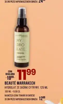 Drogerie Natura Hydrolat ze skórki cytryny BEAUTÉ MARRAKECH oferta
