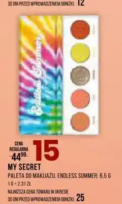Drogerie Natura Paleta do makijażu MY SECRET Endless Summer oferta