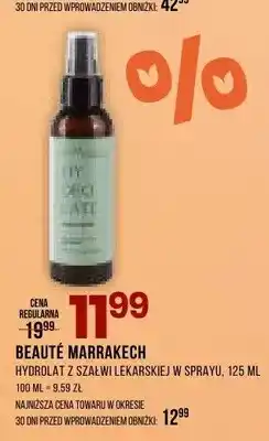 Drogerie Natura Hydrolat z szałwii lekarskiej w sprayu BEAUTÉ MARRAKECH oferta