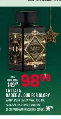 Drogerie Natura Woda perfumowana Lattafa Badee Al Oud For Glory oferta