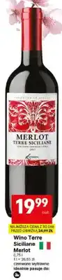 Delikatesy Centrum Wino Landerni Terre Siciliane Merlot czerwone wytrawne oferta