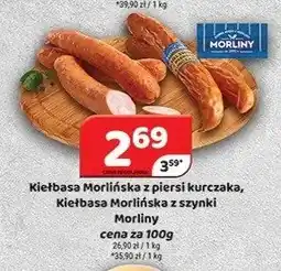 Delfin Kiełbasa Morlińska z piersi kurczaka Morliny oferta