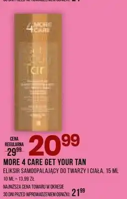 Drogerie Natura Eliksir samoopalający do twarzy i ciała More 4 Care Get Your Tan oferta