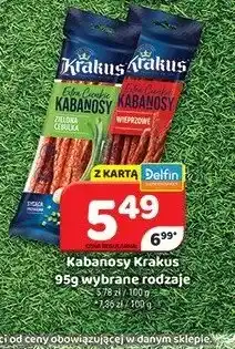 Delfin Kabanosy Krakus Zielona Cebulka oferta