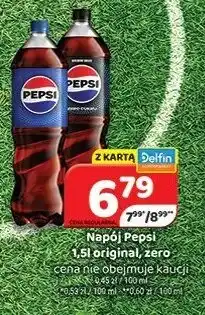 Delfin Napój Pepsi zero oferta