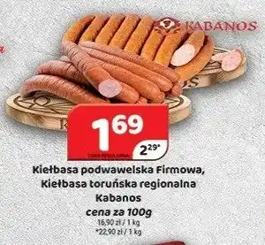Delfin Kiełbasa podwawelska Firmowa Kabanos oferta