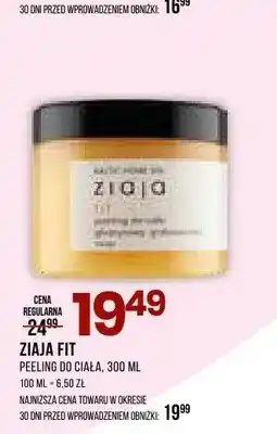 Drogerie Natura Peeling do ciała Ziaja Fit oferta