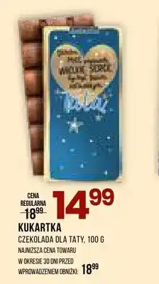 Drogerie Natura Czekolada dla taty Kukartka oferta