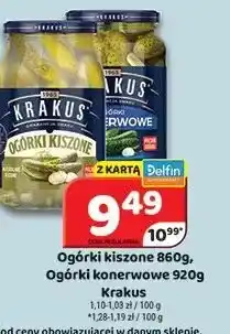 Delfin Ogórki kiszone Krakus oferta