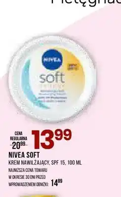 Drogerie Natura Krem nawilżający Nivea Soft SPF 15 oferta