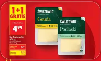Biedronka Ser Światowid Gouda oferta