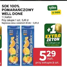 Stokrotka Sok Well done oferta