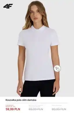 4F Koszulka polo slim damska 4F oferta