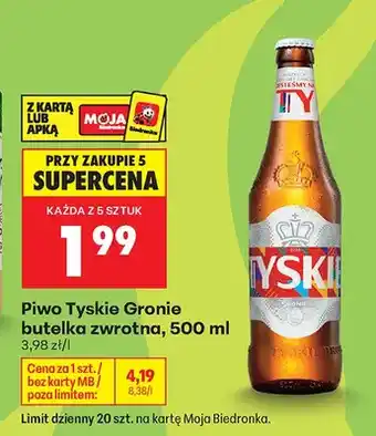 Piwo Tyskie Gronie