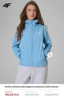 4F Kurtka softshell wiatroodporna membrana 5000 damska 4F oferta