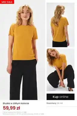Top Secret Bluzka w żółtym kolorze oferta