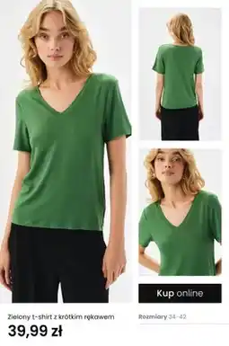 Top Secret T-shirt zielony z krótkim rękawem oferta