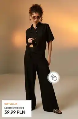Sinsay Spodnie wide leg oferta