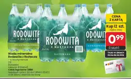 Market Point Woda mineralna Rodowita z Roztocza delikatnie gazowana oferta