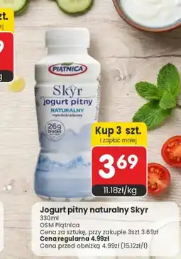 Market Point Jogurt pitny naturalny Skyr Piątnica oferta