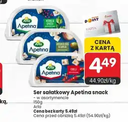 Market Point Ser sałatkowy Apetina snack z zielonymi oliwkami i czosnkiem oferta