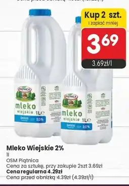 Market Point Mleko Wiejskie 2% Piątnica oferta
