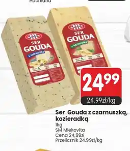 Market Point Ser Gouda z czarnuszką Mlekovita oferta