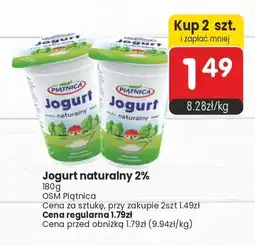 Market Point Jogurt naturalny 2% Piątnica oferta