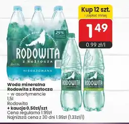 Market Point Woda mineralna Rodowita z Roztocza oferta