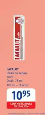 dm drogerie markt Pasta do zębów LACALUT aktiv oferta