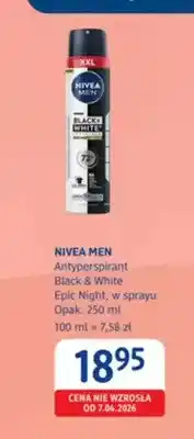 dm drogerie markt Antyperspirant w sprayu NIVEA MEN Black & White Epic Night oferta
