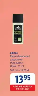 dm drogerie markt Dezodorant zapachowy Adidas Pure Game męski oferta