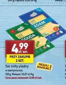 Avita Ser żółty plastry Mlekpol Edam oferta