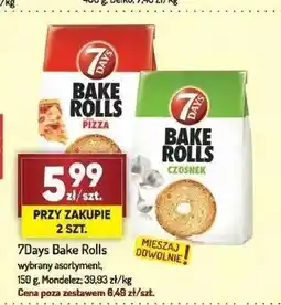 Avita Sucharki chlebowe 7Days Bake Rolls Pizza oferta