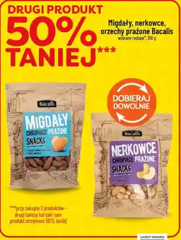 Polomarket Migdały, nerkowce, orzechy prażone Bacalis oferta