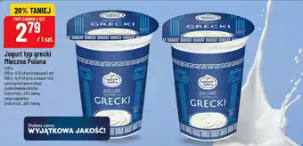 Polomarket Jogurt typ grecki Mleczna Polana oferta