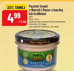 Polomarket Pasztet Smaki z Warmii i Mazur z kaczką lub królikiem oferta