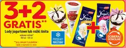 Polomarket Lody jogurtowe lub rożki Anita oferta