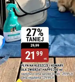 bi1 Płyn na kleszcze i komary dla zwierząt happs oferta