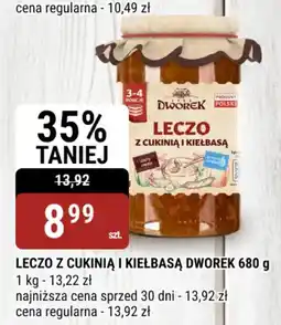 bi1 Leczo z cukinią i kiełbasą dworek oferta