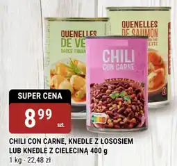 bi1 Chili con carne, knedle z łososiem lub knedle z cieleciną oferta