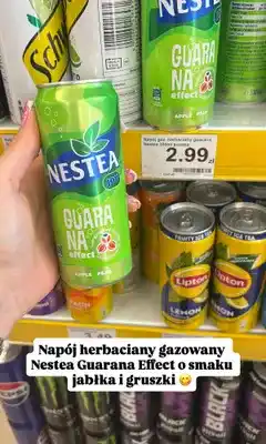 Dino Napój herbaciany gazowany Nestea Joy Guarana Effect Apple & Pear oferta