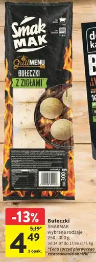 Intermarche Smakmak Bułeczki wybrane rodzaje oferta