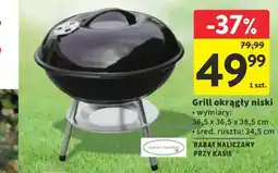 Intermarche Grill okrągły niski oferta